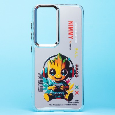 Чехол-накладка для Samsung Galaxy S24 (груд) (прозрачный) - PC092 Чехол-накладка для Samsung Galaxy S24 (груд) (прозрачный) - PC092