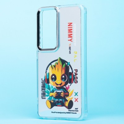 Чехол-накладка для Samsung Galaxy S24 (груд) (прозрачный) - PC092