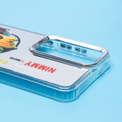 Чехол-накладка для Samsung Galaxy S24 (груд) (прозрачный) - PC092