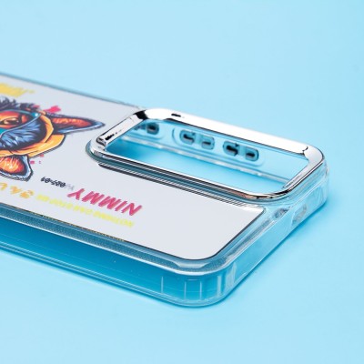 Чехол-накладка для Samsung Galaxy S24 (кот) (прозрачный) - PC092