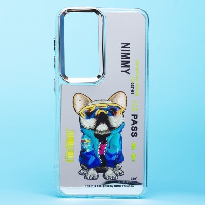 Чехол-накладка для Samsung Galaxy S24 (собака) (прозрачный) - PC092 Чехол-накладка для Samsung Galaxy S24 (собака) (прозрачный) - PC092