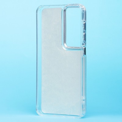 Чехол-накладка для Samsung Galaxy S24 (собака) (прозрачный) - PC092