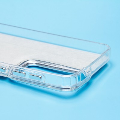 Чехол-накладка для Samsung Galaxy S24 (собака) (прозрачный) - PC092