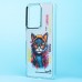 Чехол-накладка для Xiaomi Poco C65 (кот) (прозрачный) - PC092