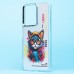 Чехол-накладка для Xiaomi Redmi 13C 5G (кот) (прозрачный) - PC092