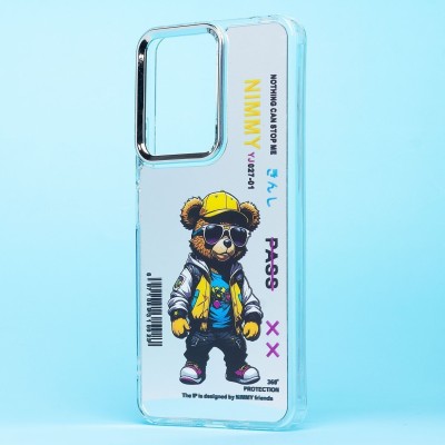 Чехол-накладка для Xiaomi Redmi 13C 5G (мишка) (прозрачный) - PC092