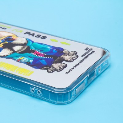 Чехол-накладка для Poco M6 5G (собака) (прозрачный) - PC092