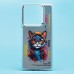 Чехол-накладка для Xiaomi Redmi Note 13 Pro 5G (кот) (прозрачный) - PC092