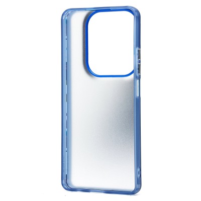 Чехол-накладка для Infinix Hot 40 Pro (узоры) (прозрачный/черный) - PC094