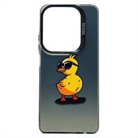 Чехол-накладка для Infinix Hot 40 Pro (утка) (прозрачный/черный) - PC094 Чехол-накладка для Infinix Hot 40 Pro (утка) (прозрачный/черный) - PC094