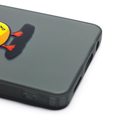 Чехол-накладка для Infinix Hot 40 Pro (утка) (прозрачный/черный) - PC094 Чехол-накладка для Infinix Hot 40 Pro (утка) (прозрачный/черный) - PC094