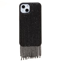 Чехол-накладка для Apple iPhone 13 кристальный водопад (титановый черный) - PC095 POSH SHINE