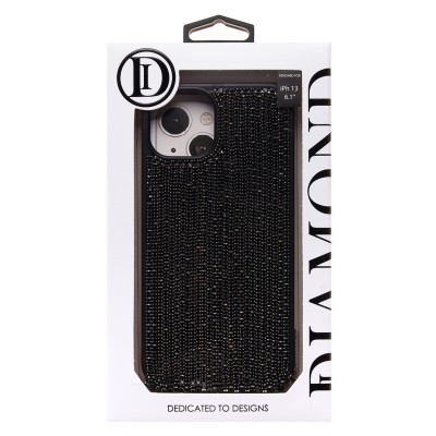 Чехол-накладка для Apple iPhone 13 кристальный водопад (титановый черный) - PC095 POSH SHINE