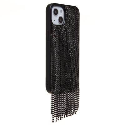 Чехол-накладка для Apple iPhone 13 кристальный водопад (титановый черный) - PC095 POSH SHINE