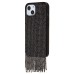 Чехол-накладка для Apple iPhone 13 кристальный водопад (титановый черный) - PC095 POSH SHINE
