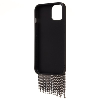 Чехол-накладка для Apple iPhone 13 кристальный водопад (титановый черный) - PC095 POSH SHINE