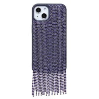 Чехол-накладка для Apple iPhone 14 кристальный водопад (титановый синий) - PC095 POSH SHINE Чехол-накладка для Apple iPhone 14 кристальный водопад (титановый синий) - PC095 POSH SHINE