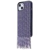 Чехол-накладка для Apple iPhone 13 кристальный водопад (титановый синий) - PC095 POSH SHINE Чехол-накладка для Apple iPhone 13 кристальный водопад (титановый синий) - PC095 POSH SHINE