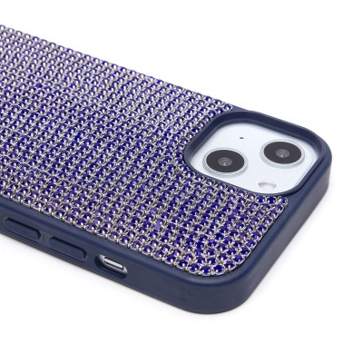 Чехол-накладка для Apple iPhone 13 кристальный водопад (титановый синий) - PC095 POSH SHINE Чехол-накладка для Apple iPhone 13 кристальный водопад (титановый синий) - PC095 POSH SHINE