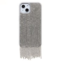 Чехол-накладка для Apple iPhone 13 кристальный водопад (титановый белый) - PC095 POSH SHINE
