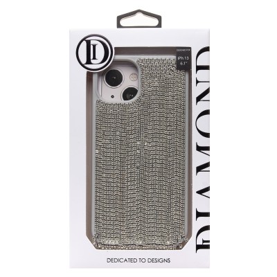 Чехол-накладка для Apple iPhone 13 кристальный водопад (титановый белый) - PC095 POSH SHINE