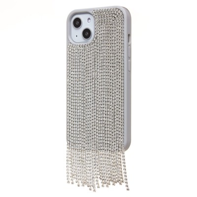 Чехол-накладка для Apple iPhone 13 кристальный водопад (титановый белый) - PC095 POSH SHINE