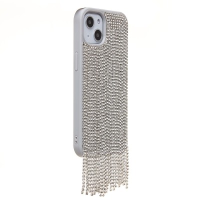 Чехол-накладка для Apple iPhone 13 кристальный водопад (титановый белый) - PC095 POSH SHINE