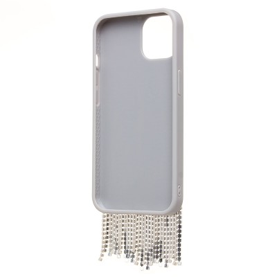 Чехол-накладка для Apple iPhone 13 кристальный водопад (титановый белый) - PC095 POSH SHINE
