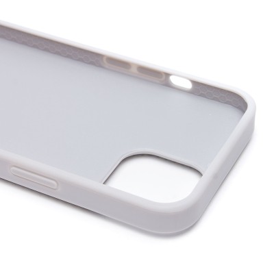 Чехол-накладка для Apple iPhone 13 кристальный водопад (титановый белый) - PC095 POSH SHINE