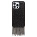 Чехол-накладка для Apple iPhone 15 Pro Max кристальный водопад (титановый черный) - PC095 POSH SHINE
