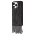 Чехол-накладка для Apple iPhone 15 Pro Max кристальный водопад (титановый черный) - PC095 POSH SHINE