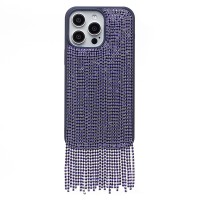 Чехол-накладка для Apple iPhone 15 Pro Max кристальный водопад (титановый синий) - PC095 POSH SHINE