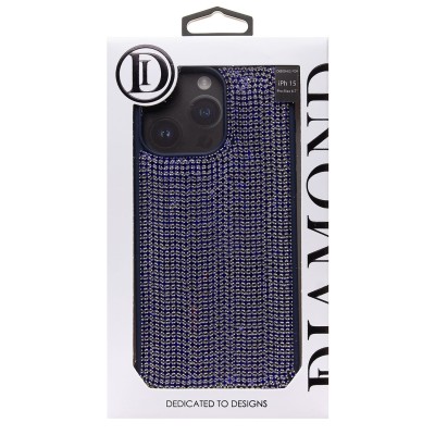 Чехол-накладка для Apple iPhone 15 Pro Max кристальный водопад (титановый синий) - PC095 POSH SHINE