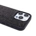 Чехол-накладка для Apple iPhone 15 Pro кристальный водопад (титановый черный) - PC095 POSH SHINE