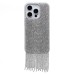 Чехол-накладка для Apple iPhone 15 Pro кристальный водопад (титановый белый) - PC095 POSH SHINE