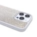 Чехол-накладка для Apple iPhone 15 Pro кристальный водопад (титановый белый) - PC095 POSH SHINE