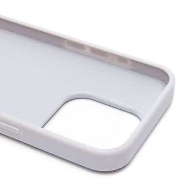 Чехол-накладка для Apple iPhone 15 Pro кристальный водопад (титановый белый) - PC095 POSH SHINE