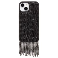 Чехол-накладка для Apple iPhone 15 кристальный водопад (титановый черный) - PC095 POSH SHINE