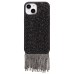 Чехол-накладка для Apple iPhone 15 кристальный водопад (титановый черный) - PC095 POSH SHINE