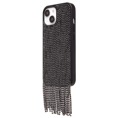 Чехол-накладка для Apple iPhone 15 кристальный водопад (титановый черный) - PC095 POSH SHINE