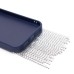 Чехол-накладка для Apple iPhone 15 кристальный водопад (титановый синий) - PC095 POSH SHINE