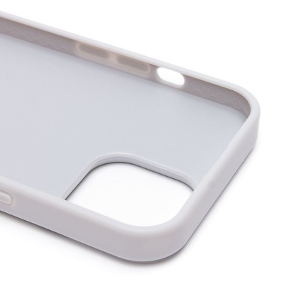 Чехол-накладка для Apple iPhone 15 кристальный водопад (титановый белый) - PC095 POSH SHINE