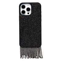 Чехол-накладка для Apple iPhone 16 Pro Max кристальный водопад (титановый черный) - PC095 POSH SHINE