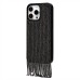 Чехол-накладка для Apple iPhone 16 Pro Max кристальный водопад (титановый черный) - PC095 POSH SHINE