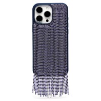 Чехол-накладка для Apple iPhone 16 Pro Max кристальный водопад (титановый синий) - PC095 POSH SHINE