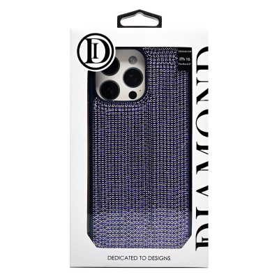 Чехол-накладка для Apple iPhone 16 Pro Max кристальный водопад (титановый синий) - PC095 POSH SHINE