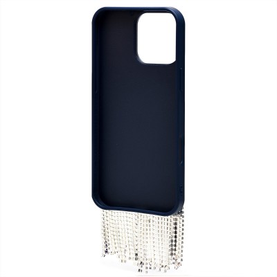Чехол-накладка для Apple iPhone 16 Pro Max кристальный водопад (титановый синий) - PC095 POSH SHINE