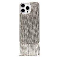Чехол-накладка для Apple iPhone 16 Pro Max кристальный водопад (титановый белый) - PC095 POSH SHINE