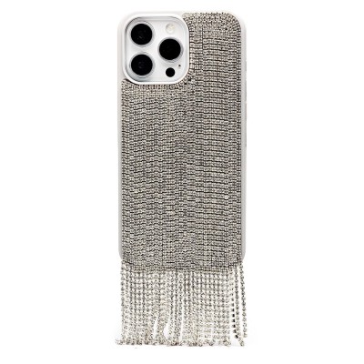 Чехол-накладка для Apple iPhone 16 Pro Max кристальный водопад (титановый белый) - PC095 POSH SHINE