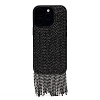 Чехол-накладка для Apple iPhone 16 Pro кристальный водопад (титановый черный) - PC095 POSH SHINE